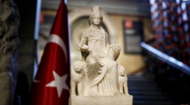60 Yıl Sonra Kybele Heykeli İstanbul Arkeoloji Müzesi'nde sergilendi!