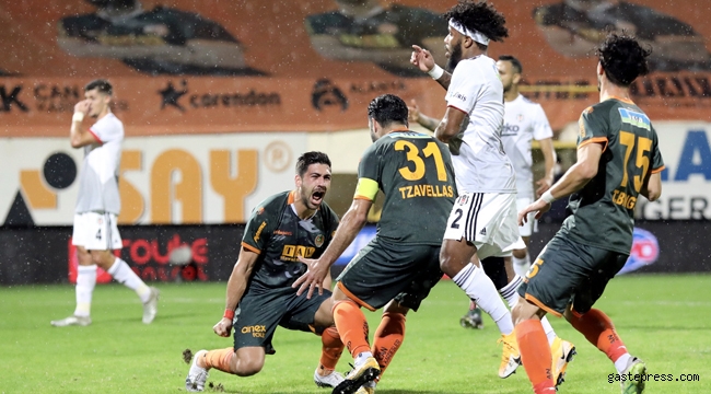 Alanyaspor'dan Beşiktaş'a ağır darbe!