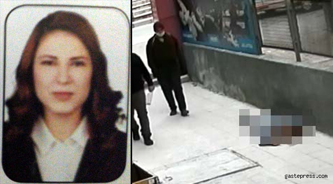 Avukatın 8'inci kattan düşmesi kamerada!