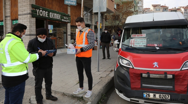 Eskişehir'de Taksi, Dolmuş ve Minibüs Duraklarına Büyükşehirden Destek!