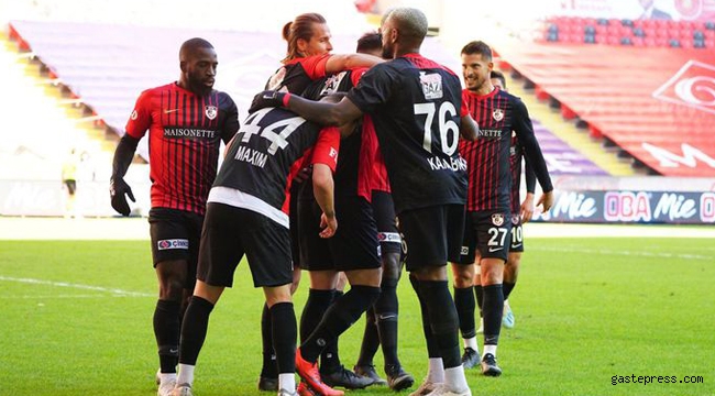 Gaziantep FK, Alanya'ya da 3 gol attı!