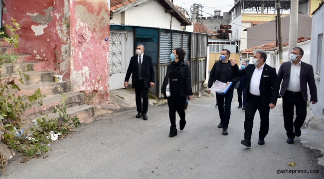 İzmir Bornova'da, Başkan İduğ’dan “Kentsel yenileme turu”