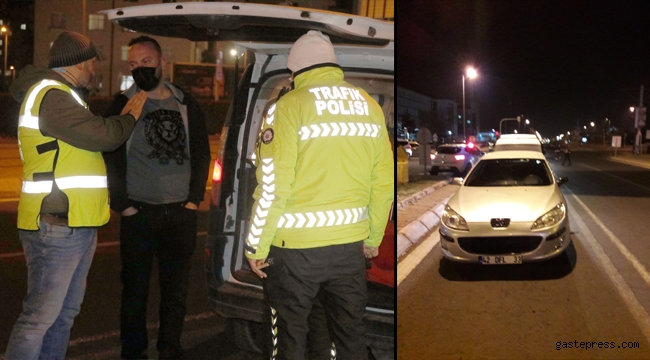 Kayseri'de ehliyetsiz ve alkollü sürücüye 6 bin 485 TL ceza!