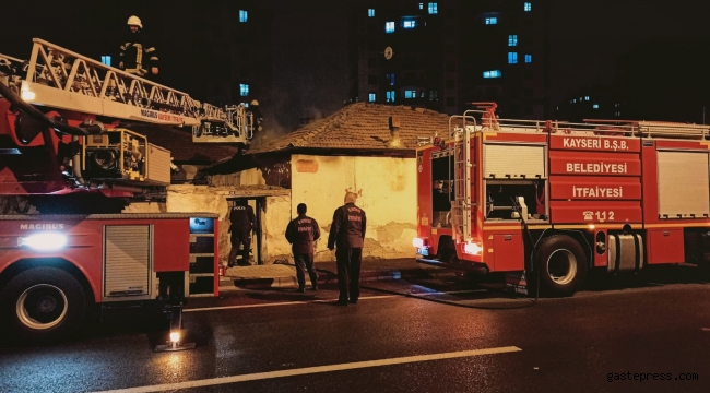 Kayseri’de müstakil evde yangın!
