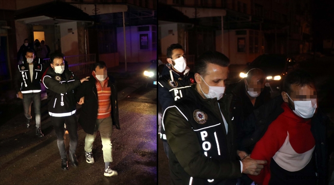 Kayseri'de uyuşturucu partisi düzenlenen eve polis baskını: 8 gözaltı!