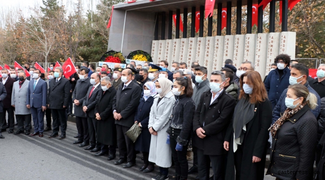 Kayseri’deki Hain terör saldırısında şehit olan 15 asker anıldı!