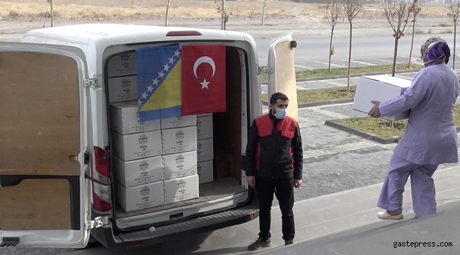 Kayseri’den Kardeş Şehir Mostar'a 50 Bin Adet Maske ve Hijyen Malzemesi!
