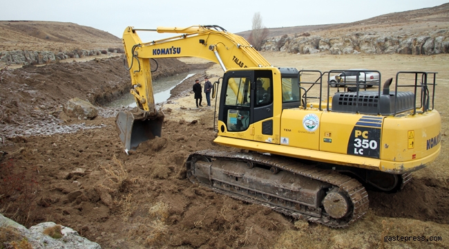 Kayseri Talas'ta Kırsala 5 Yeni Gölet!