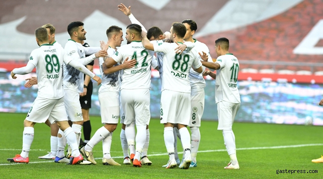 Konyaspor'dan Erzurum karşısında net galibiyet!