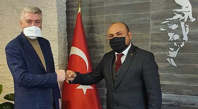 Milliyetçi Hareket Partisi Kayseri İl Başkanı Serkan Tok'tan Süleyman Varol’a Hayırlı Olsun Ziyareti!