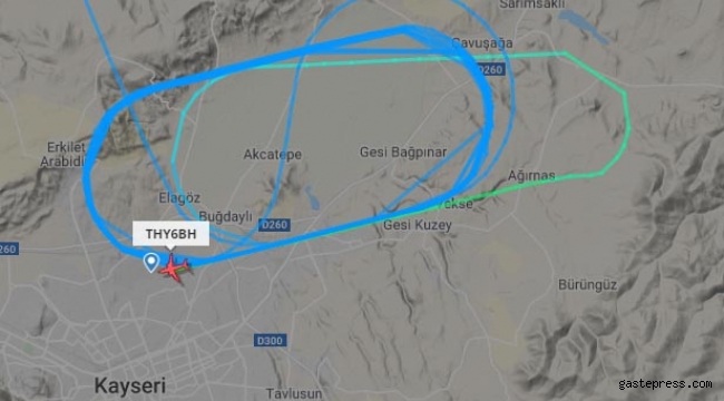 THY'nin Kayseri uçağı, sis nedeniyle Nevşehir'e indi!