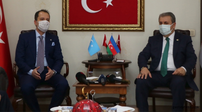 Yeniden Refah lideri Erbakan'dan Mustafa Destici'ye ziyaret