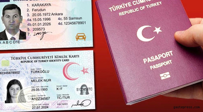 2021'de pasaport, kimlik kartı ve sürücü belgesi ne kadar olacak?