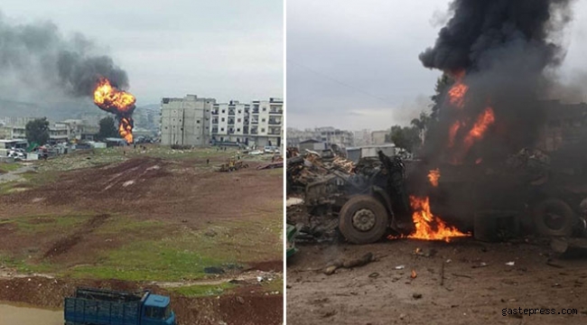 Afrin'deki bombalı terör saldırısında 5 sivil hayatını kaybetti!