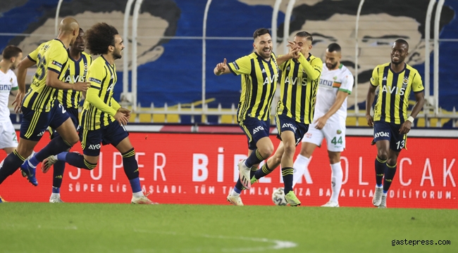 Alanyaspor oynadı ama 3 puanı Fenerbahçe aldı!
