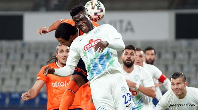 Başakşehir ve Çaykur Rizespor puanları paylaştı!