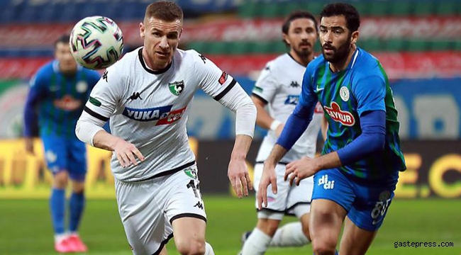 Çaykur Rizespor, Denizlispor karşısında puanı son dakikada kurtardı!