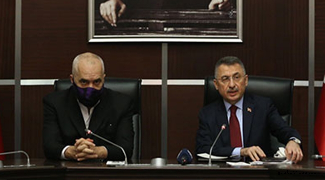 Fuat Oktay, Arnavutluk Başbakanı ile SSB'yi ziyaret etti!