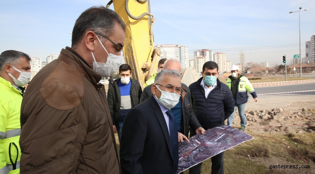 Kayseri Büyükşehirden Toplu Ulaşım Dostu Katlı Kavşak! 