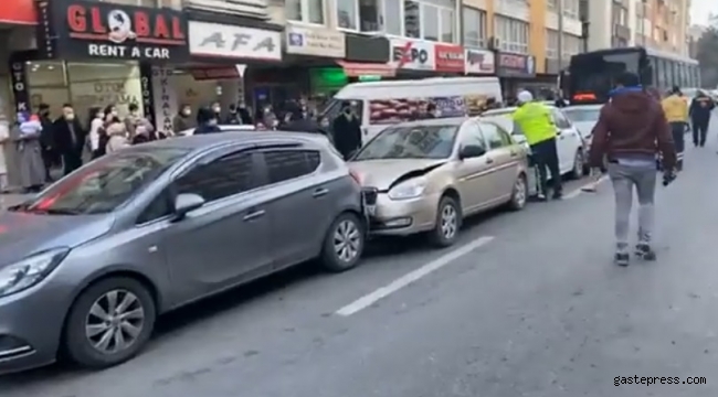 Kayseri’de 9 aracın karıştığı zincirleme kaza: 7 yaralı!