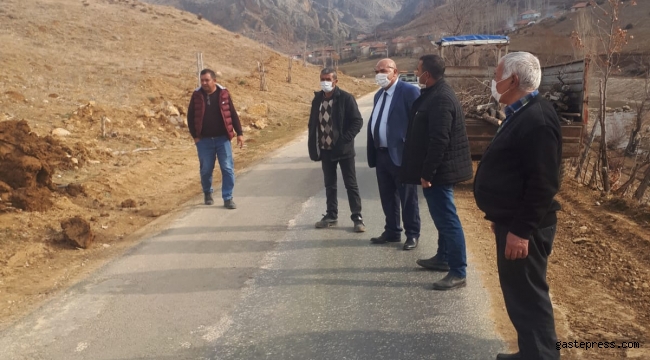 Kayseri Develi'de yol çalışmaları devam ediyor!