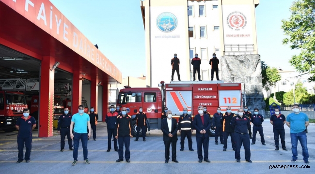 Kayseri İtfaiyesi Bir Yılda 7 Bin Vakaya Müdahale Etti!