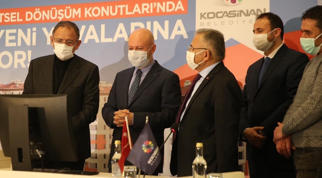 Kayseri Kocasinan Belediyesi'nin Dönüşüm Konutları Kura Çekimi Büyük Ses Getirdi!