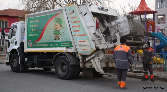 Kayseri Melikgazi'de 1 Günde 460 Ton Çöp Toplanıyor!
