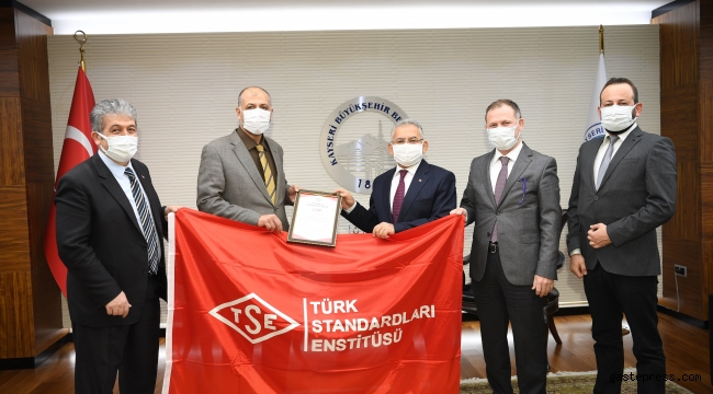 Kayseri Ulaşım A.Ş ''Kovid-19 Güvenli Hizmet Belgesi” Aldı!