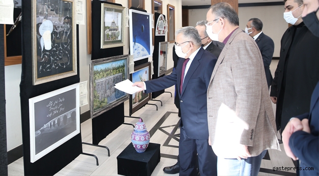 Mehmet Özhaseki, Kayseri Büyükşehir'de Mimar Sinan Sergisi'ni Gezdi!