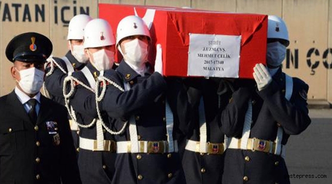 Şehit Uzman Çavuş Mehmet Çelik memleketine uğurlandı!