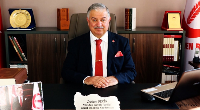 Yeniden Refah Genel Başkan Yardımcısı Bekin; "ABD'nin çöküşü başlamıştır"