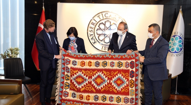 AB Türkiye Delegesyonu Başkan Landrut, KTO'yu Ziyaret Etti!