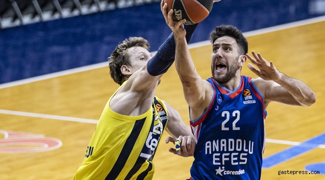 EuroLeague'de Anadolu Efes'ten Fenerbahçe'ye tarihi fark!