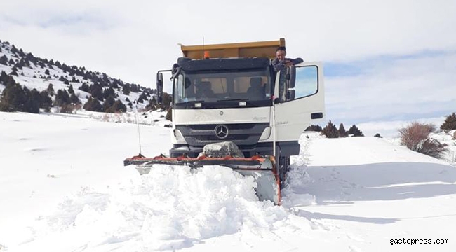 Kayseri Büyükşehir Kapalı Tüm Yolları Açtı!