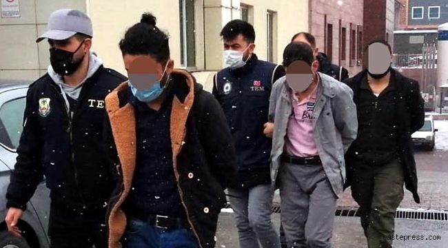 Kayseri'de DEAŞ operasyonunda yakalanan 4 kişi adliyede!