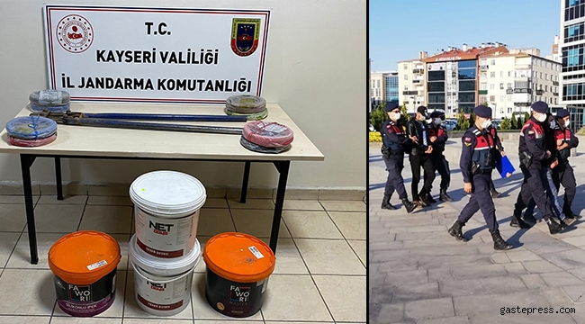 Kayseri'de hırsızlığa 5 gözaltı!