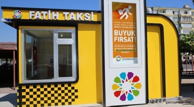 Kayseri'de Kocasinan Belediyesi, 4 Yılda 25 Adet Taksi Durağını Yeniledi!
