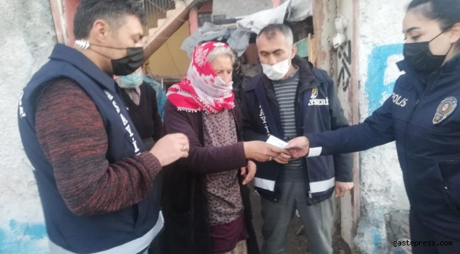 Kayseri’de yaşlı kadının çantasını gasp eden 2 şüpheli yakalandı