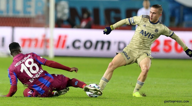Pelkas'ın Tek Golüyle Trabzon'da Kazanan Fenerbahçe Oldu!