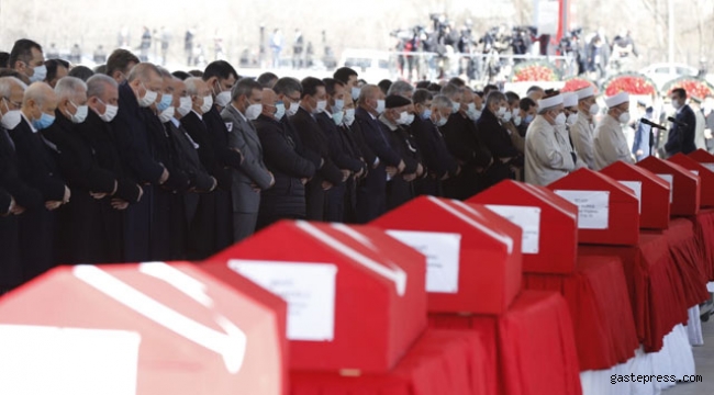 11 şehidimiz için Ankara'da devlet töreni düzenlendi!