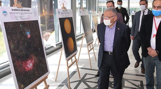 Başkan Büyükkılıç, Gök Kubbe Astrofotoğraf Sergisi'ni Gezdi!