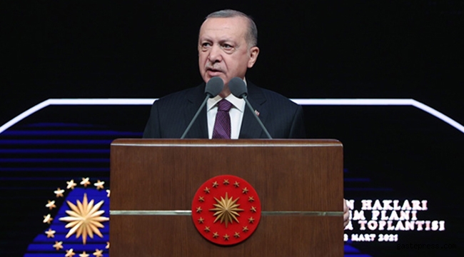 Cumhurbaşkanı Erdoğan, İnsan Hakları Eylem Planı'nı açıkladı!