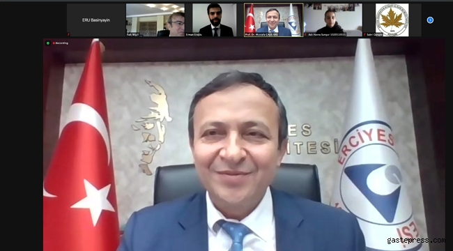 Kayseri ERÜ’de “Uzaktan Eğitim Sürecinde Etkin İletişim” Konulu Konferans Düzenlendi!