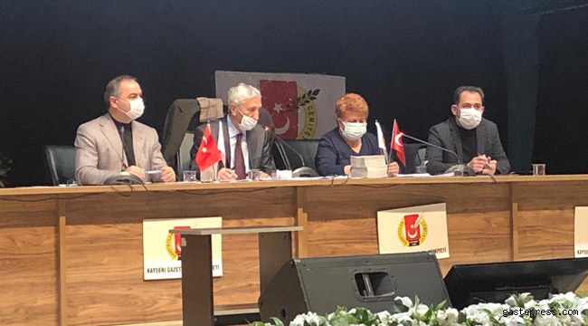 Kayseri Gazeteciler Cemiyeti'nde, Başkan Veli Altınkaya güven tazeledi!
