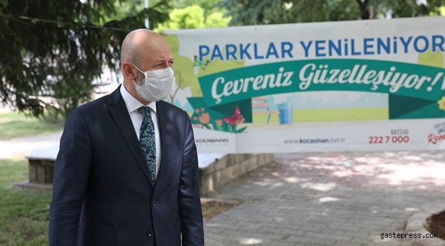 Kayseri Kocasinan'da parklar yenileniyor!