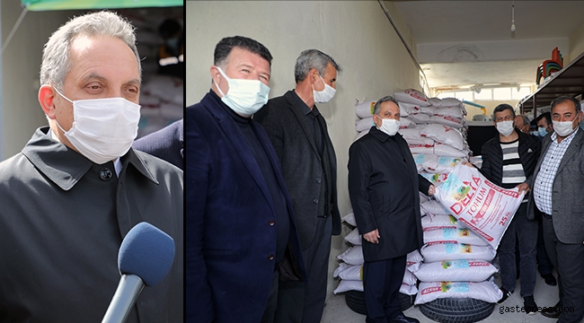 Kayseri Talas Belediyesi Çiftçisine Tohum Desteği Vermeye Devam Ediyor!