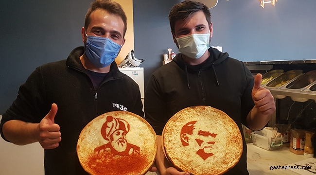 Resimli pizzalar ilgi çekiyor!