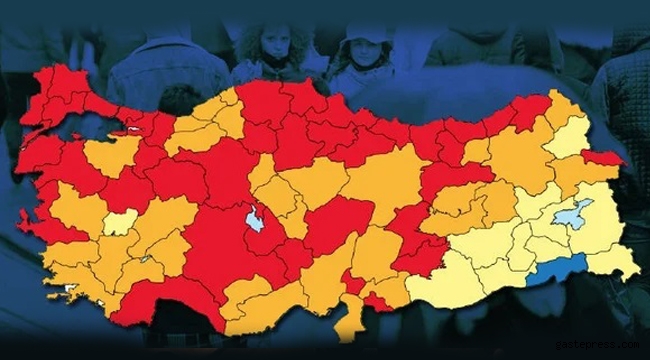 Risk haritasında 1 haftada 14 il daha kızardı!