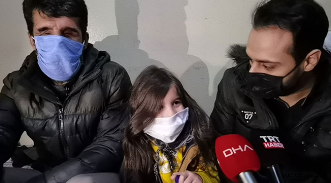 Suriyeli küçük Ziyad bombardımanda kör olan babasının gözü oldu!